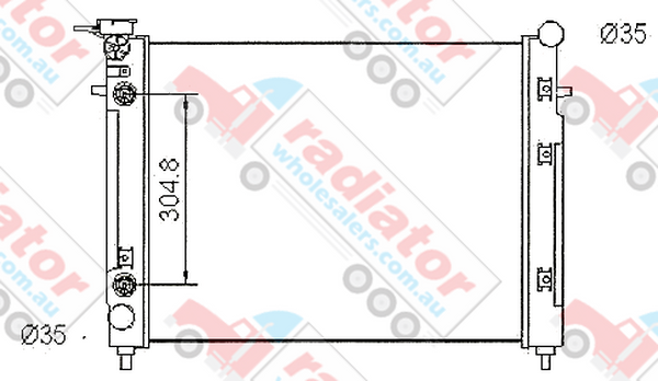 RW027158M Radiator